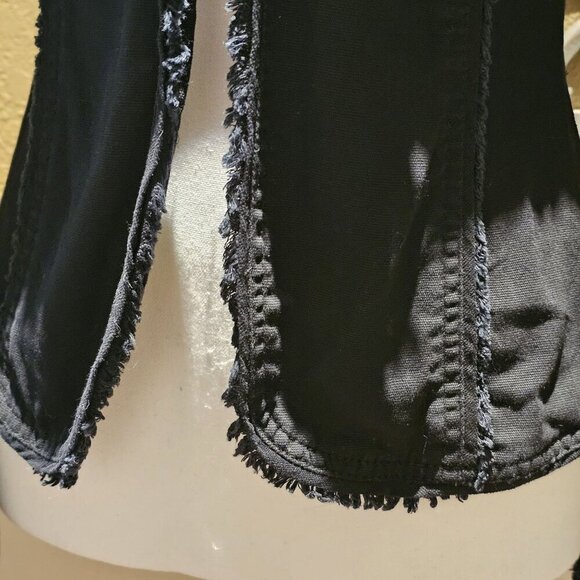 BKE Black S Jacket Vintage Grunge Alternative Punk 1990's Y2K Steampunk Goth - Picture 8 of 15